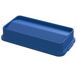 Blue Swing Lid for 23 Gallon Slim Containers