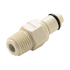 1/4" MNPT PLC Series Polypropylene Insert - Straight Thru (Body Sold Separately)