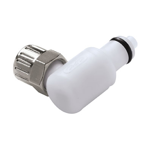 1/4" Ferruleless PTF PMC Series Acetal Elbow Insert - Shutoff (Body Sold Separately)