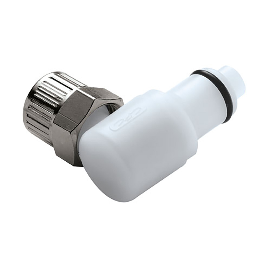 3/8" Ferruleless PTF PLC Series Acetal Elbow Insert - Straight Thru (Body Sold Separately)