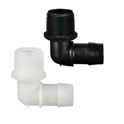 Elbow Hose Barb Plastic Fitting, Made Of PE Material, And Wear Resistant, Suitable For Pump Tube, Silicone Tube, Smooth Inner Wall, For