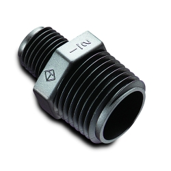 Black HDPE Threaded Reducer Nipples