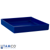 10-3/8" L x 10-3/8" W x 1-1/2" Hgt. Blue Tamco® Tray