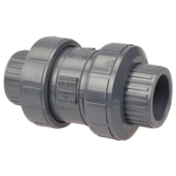 1" PVC Check Valve with Threaded & Socket Ends