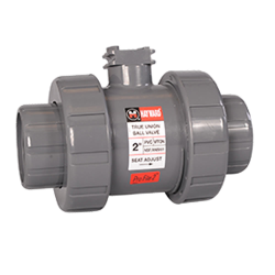 1/2" HCTB Series True Union Ball Valves for Actuation with Viton™ O-rings