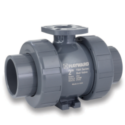 Hayward® HCTBH Series True Union Ball Valves for Actuation
