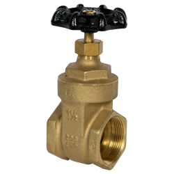 1-1/2" FNPT No-lead Brass Gate Valve