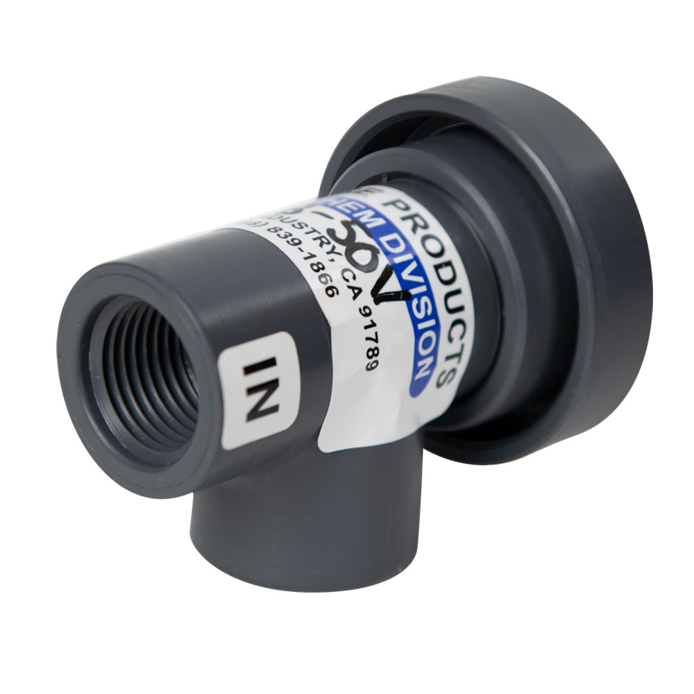 1/2" PVC Vacuum Breaker Valve U.S. Plastic Corp.