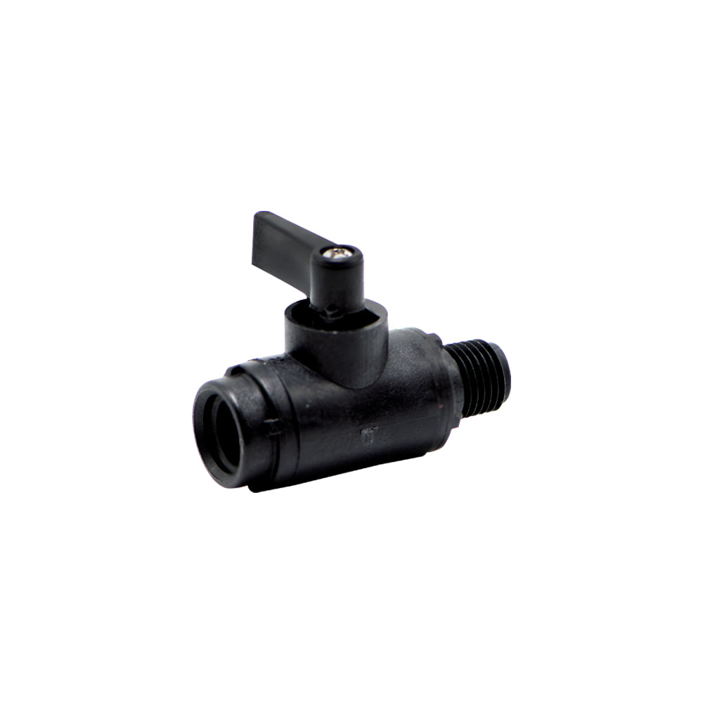 1/4" FNPT x 1/4" MNPT Series 226 Polypropylene Ball Valve with BunaN