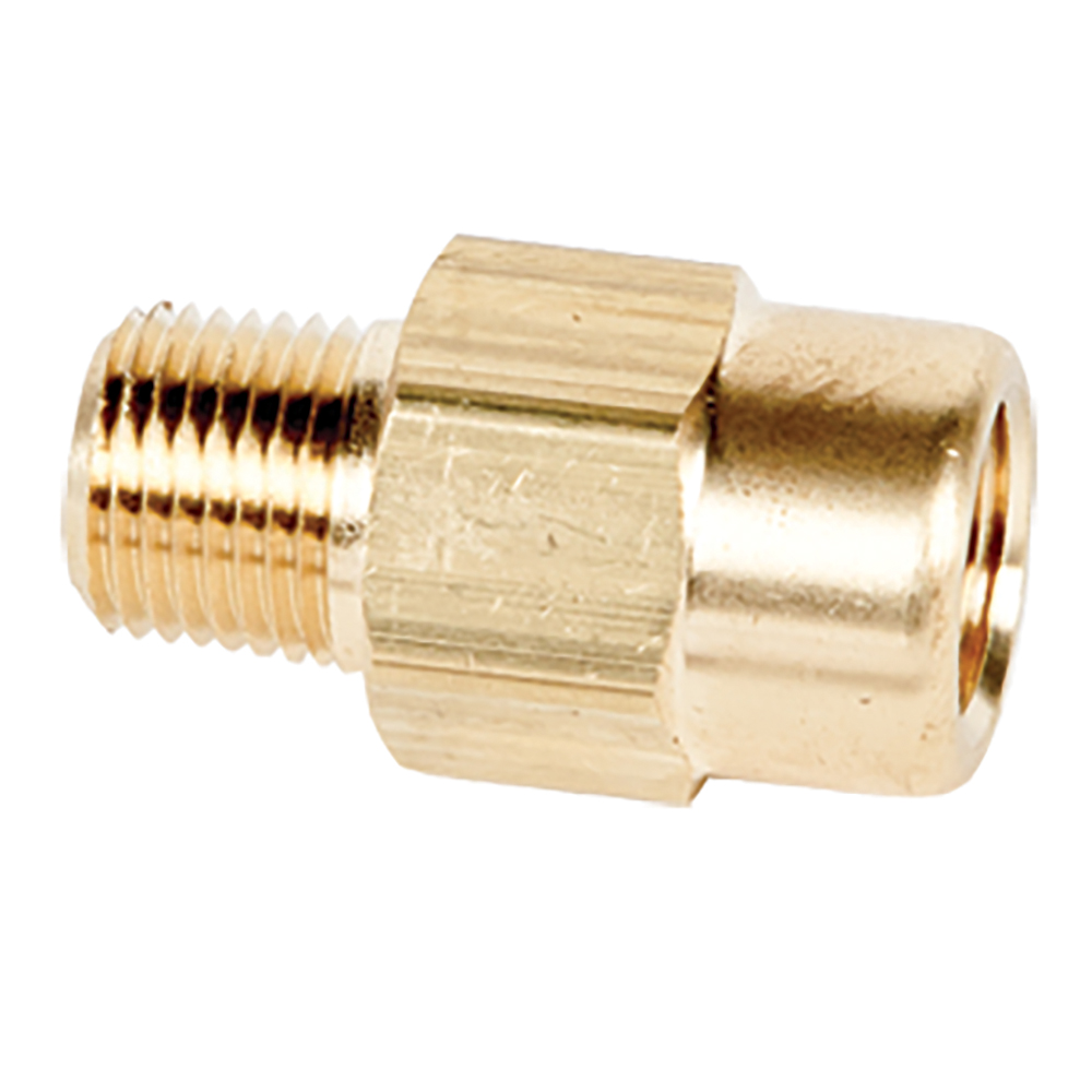 1/8" FNPT x 1/8" MNPT Series 210 Brass Check Valve with BunaN Seals