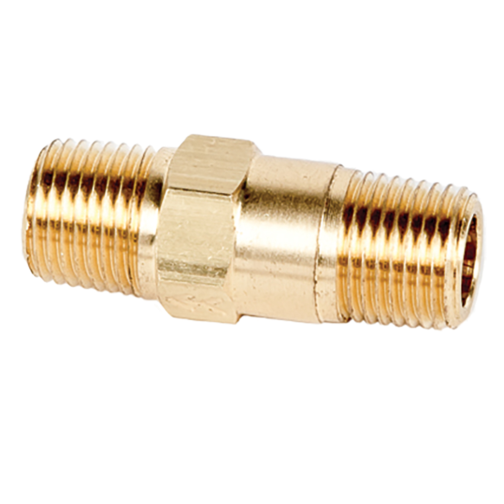 1/8" MNPT x 1/8" MNPT Series 210 Brass Check Valve with Viton™ Seals
