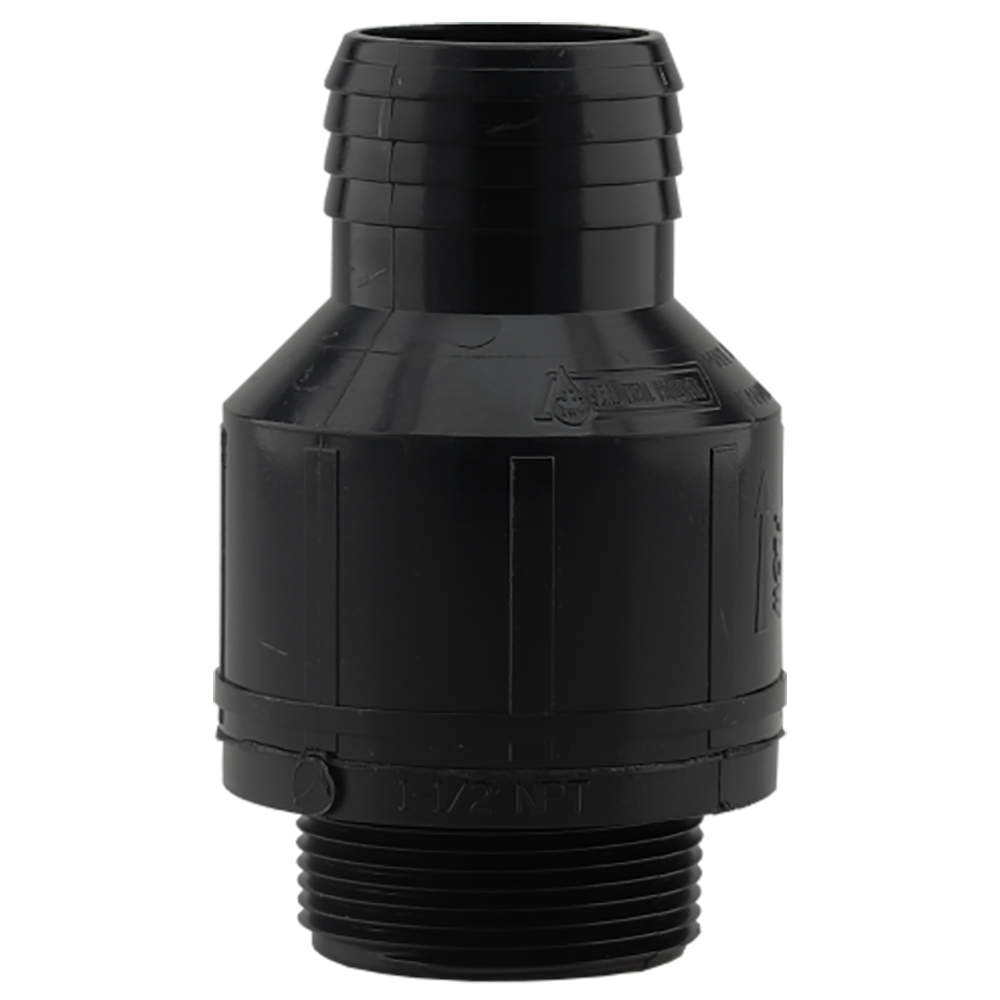 Sump Pump Check Valve with PreDrilled Air Release NPT x Hosebarb U.S