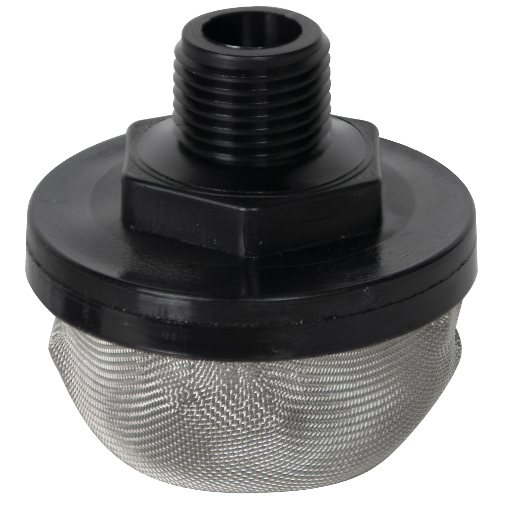 1/2" MNPT x 40 Mesh x 2.385" Dia. Nylon/Stainless Steel Suction