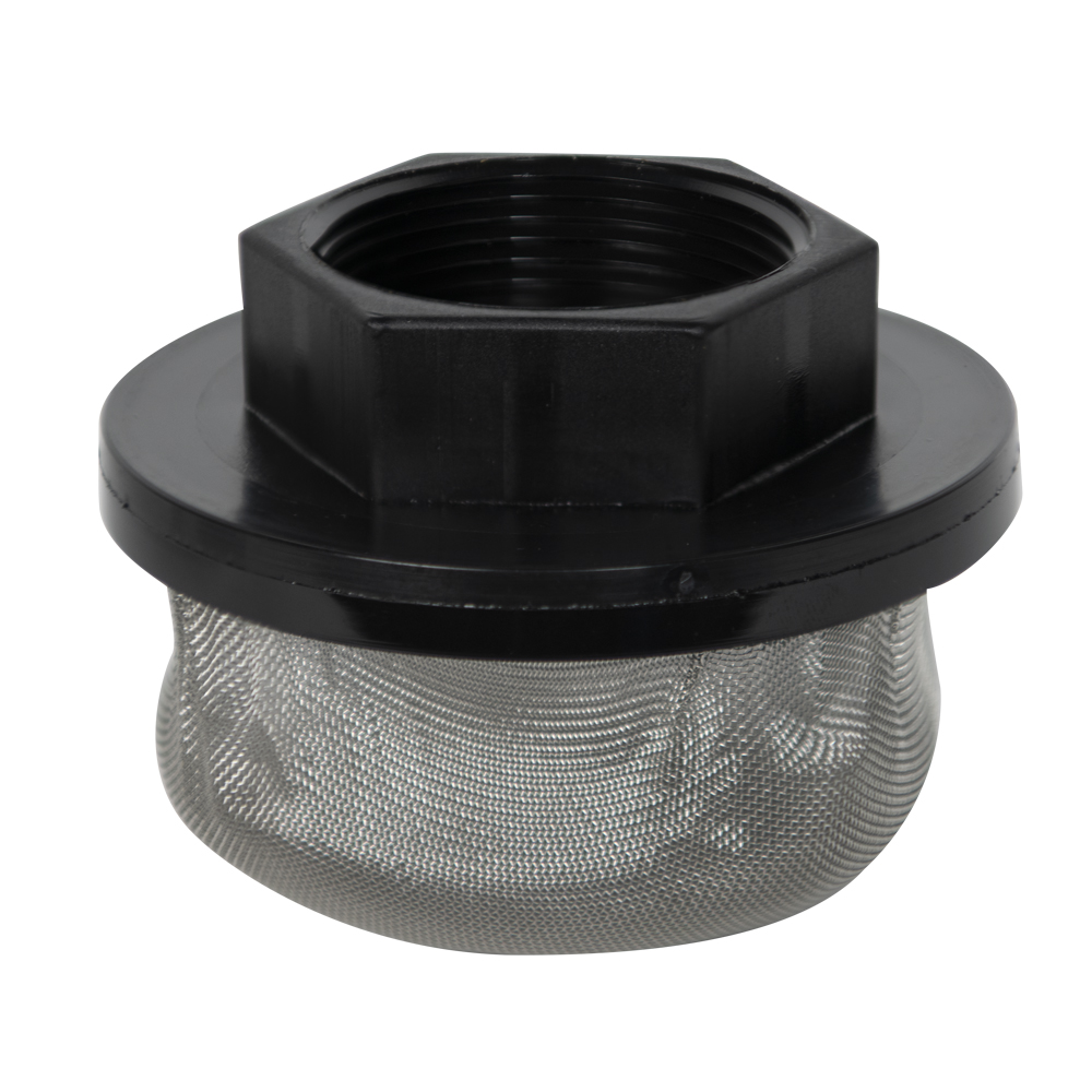 1-1/2" FNPT x 40 Mesh x 3.5" Dia. Nylon/Stainless Steel Suction Strainer