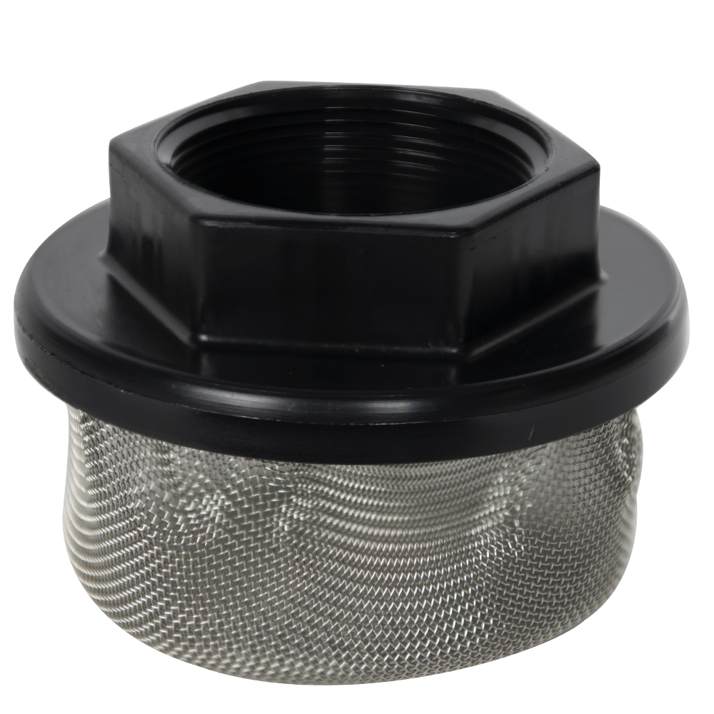 2" FNPT x 20 Mesh x 4.2" Dia. Nylon/Stainless Steel Suction Strainer