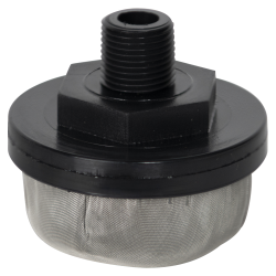 3/8" MNPT x 100 Mesh x 2.385" Dia. Nylon/Stainless Steel Suction Strainer
