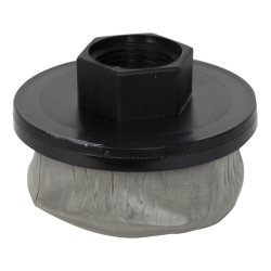 1" FNPT x 100 Mesh x 3.5" Dia. Nylon/Stainless Steel Suction Strainer