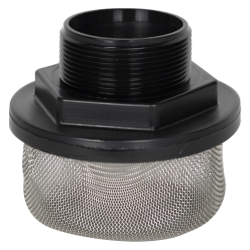 2" MNPT x 20 Mesh x 4.2" Dia. Nylon/Stainless Steel Suction Strainer