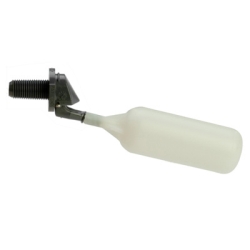 PVC Mini Float Valve With Fixed Arm & 1/4" MIPT Extended Inlet